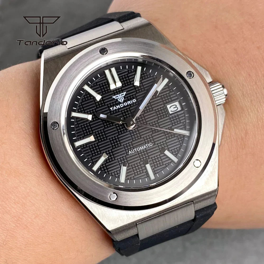 Tandorio Engineer Watch TD331B Seiko NH35 Sapphire Dress 40MM