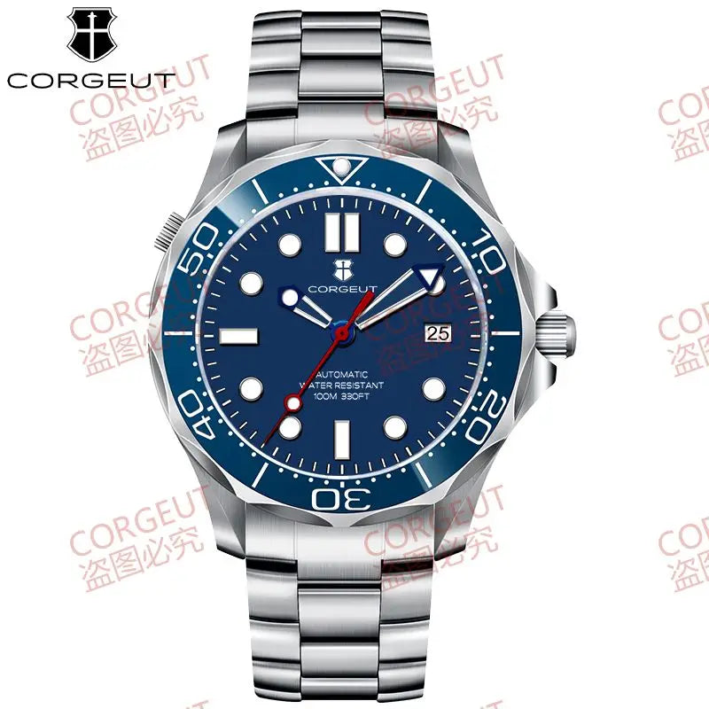 CORGEUT 2023 Seamaster 40mm NH35 Automatic 5bar Sapphire Diver Ceramic Bezel