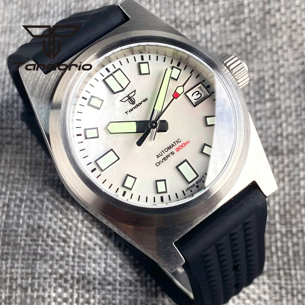 Tandorio TD108A Sunburst Dial NH35A 38mm 20bar Brushed Case AR Sapphire Military Unimatic U2