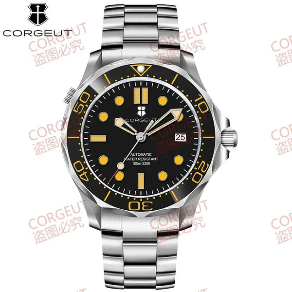 CORGEUT 2023 Seamaster 40mm NH35 Automatic 5bar Sapphire Diver Ceramic Bezel