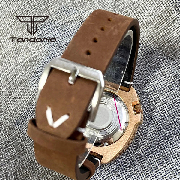 Tandorio Cusn8 Bronze Willard Captain Watch TD239M NH35A 44mm 20bar Diver Sapphire