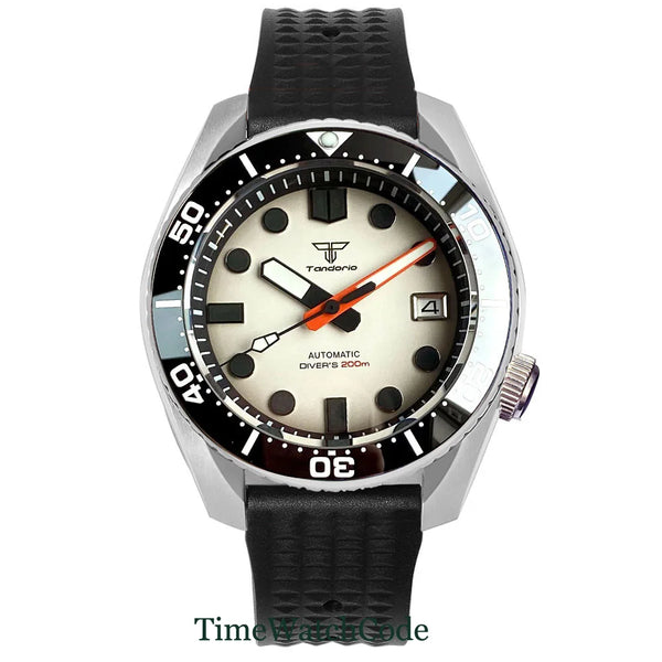 Tandorio SBDX001 20BAR Diving Watch TD236 NH35 Sapphire 43mmPanda submariner