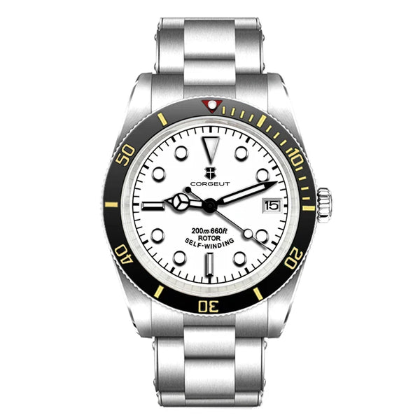 Corgeut Watch Diver CG2074 39mm NH35A Sapphire CrystalCeramics Bezel 10Bar SUB