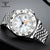 Tandorio 200m Waterproof NH34A GMT Movement Automatic Wristwatch for Men glass back sapphire - Tandorio Watches