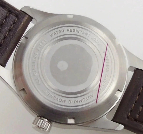 Tandorio NH35A 200m Waterproof Vintage Pilot 39mm Sapphire TD023 - Tandorio Watches