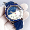 Tandorio TD213 NH34 GMT Watch Serica Homage Full Lume Two Tone Dial Domed Sapphire 20BAR Dive 40mm Men's Fashion Wristwatch - Tandorio Watches