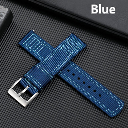 Premium Quality Nylon Fabric Strap for Military Watch 20mm 22mm