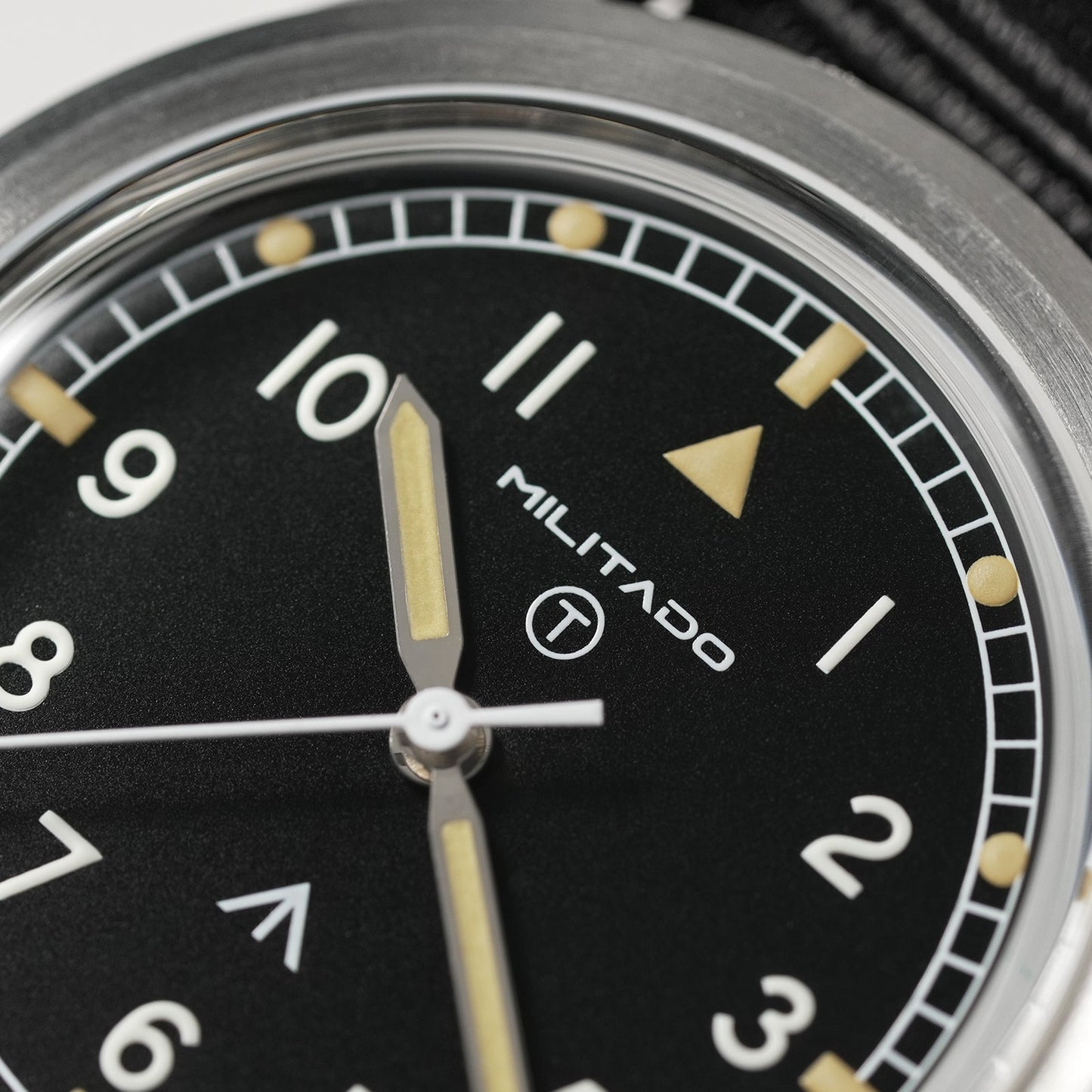 ★New Released★Militado 36mm Field Watch VH31 Sweeping Movt D12 Dial ML15