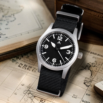 Militado 38mm Sapphire Crystal Field Military Watch ML05