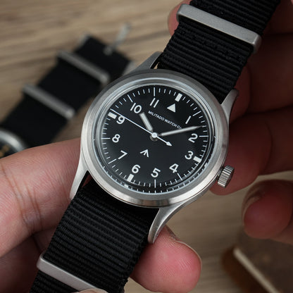 ★Flash Sale★ Militado 36mm Retro Military Watch Super 2035 Movt ML13