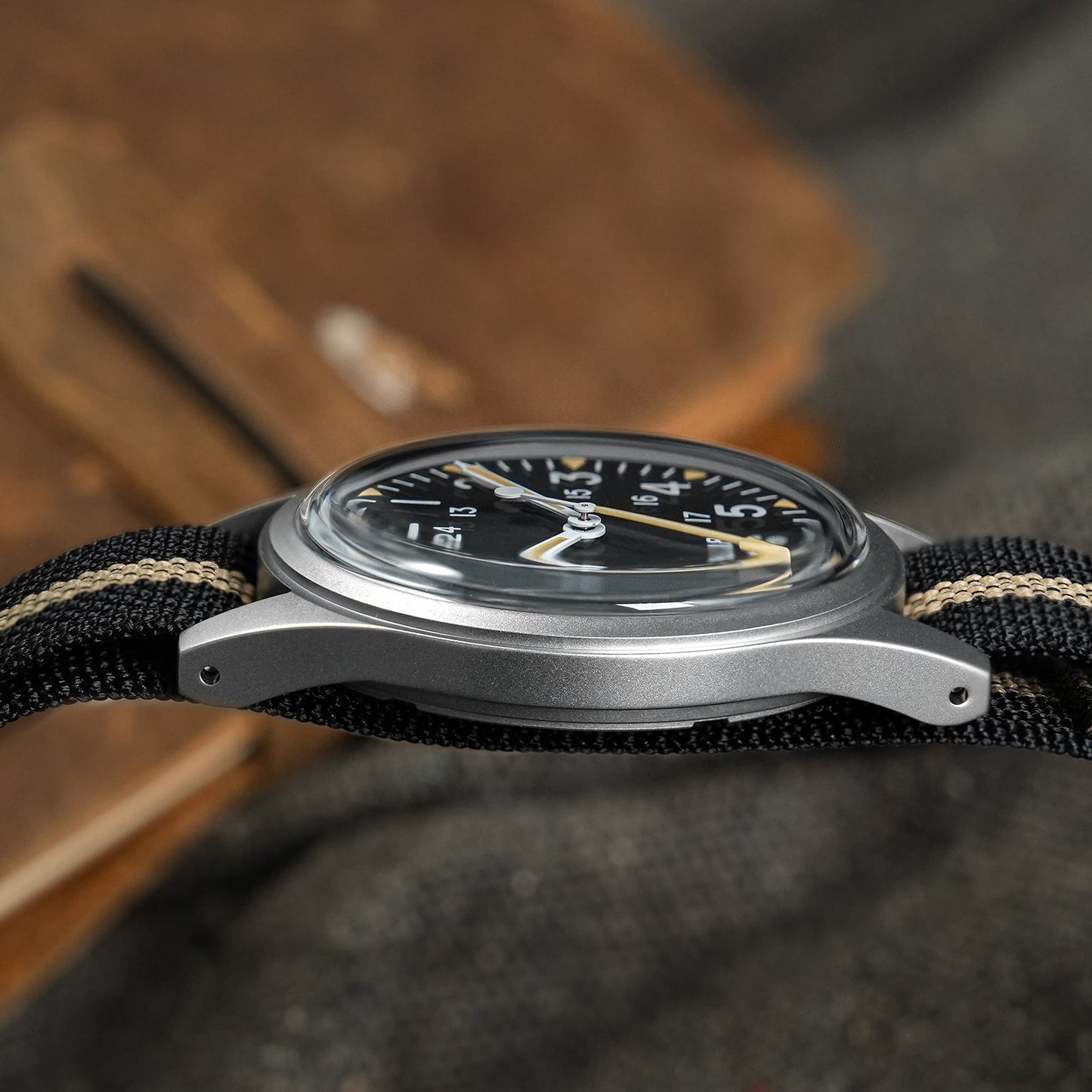 Militado 36mm Bubble Crystal Militady Watch Super 2035 Movt ML07C