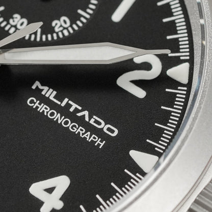 Militado 39mm Retro Chronograph Watch Military Watch ML1868