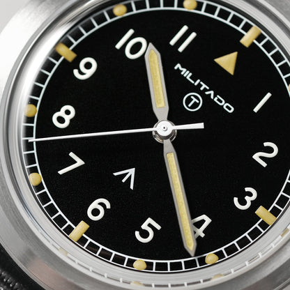 ★New Released★Militado 36mm Field Watch VH31 Sweeping Movt D12 Dial ML15