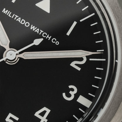 ★Flash Sale★ Militado 36mm Retro Military Watch Super 2035 Movt ML13