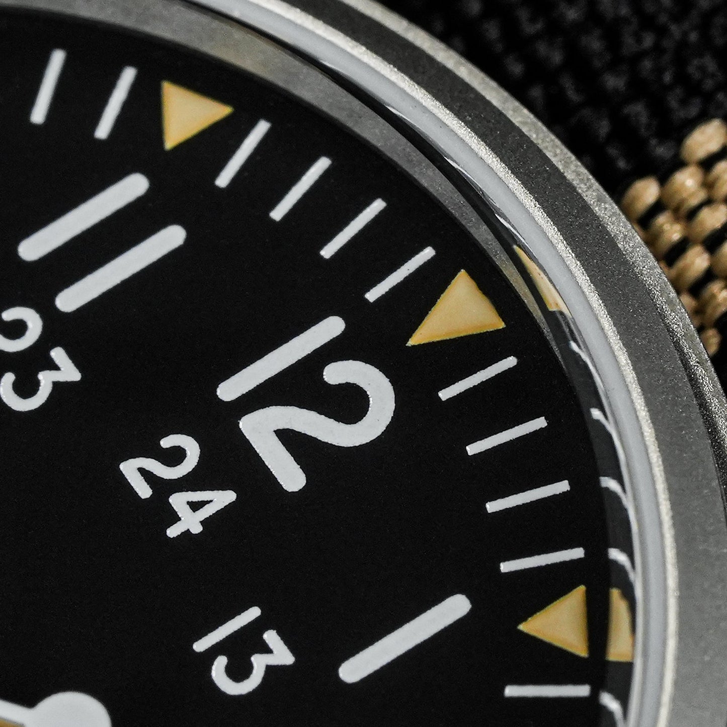 Militado 36mm Sapphire Crystal Field Watch 2035 Movt ML07B