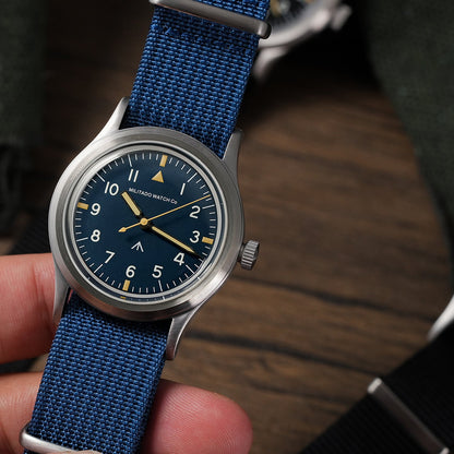 Militado 36mm Retro Military Watch VH31/VH65 Sweeping Hand ML14 V2