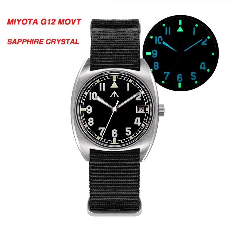 ★New Released★Militado Vintage 36mm Military Watch W10 Remake ML17