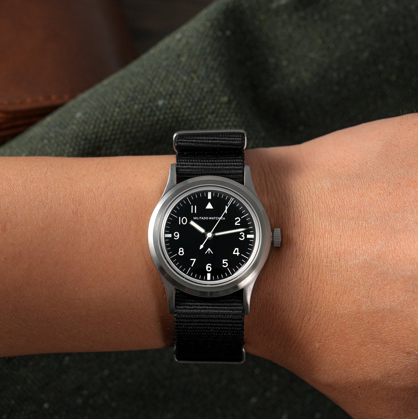 Militado 36mm Retro Military Watch VH31/VH65 Sweeping Hand ML14 V2