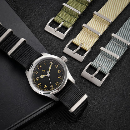 High Quality Nylon Watch Band Sandblast Buckle 19mm