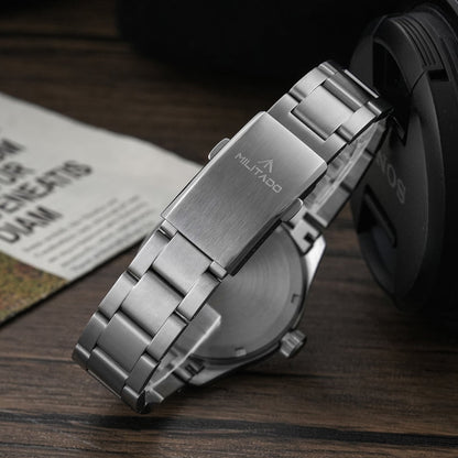 ★11.11 Sale★ Militado 38mm VH31 Retro Field Watch ML08