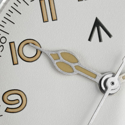 ★11.11 Sale★Militado VH31 38mm Sapphire Crystal Field Watch ML08 White Dial