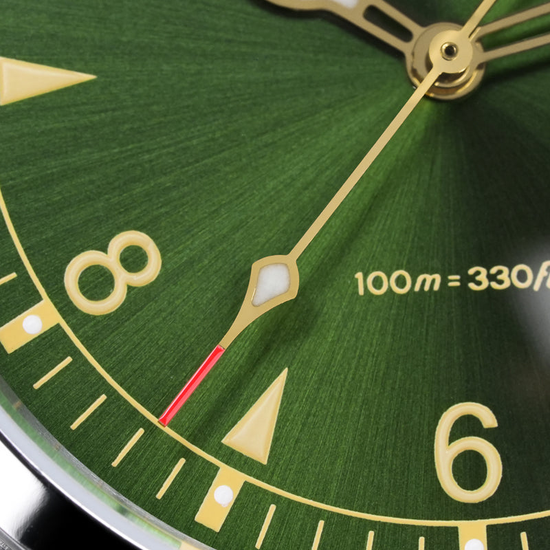 ★11.11 Sale★Militado VH31 38mm Sapphire Crystal Field Watch ML08 White Dial