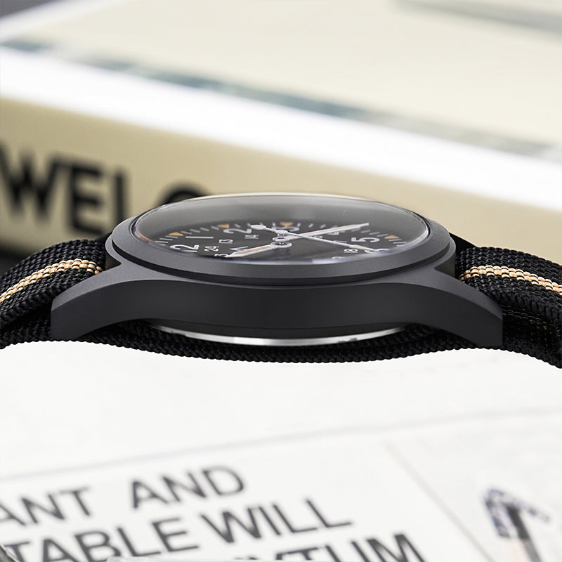 Militado VH31 Vintage Military Watch ML05 Black PVD