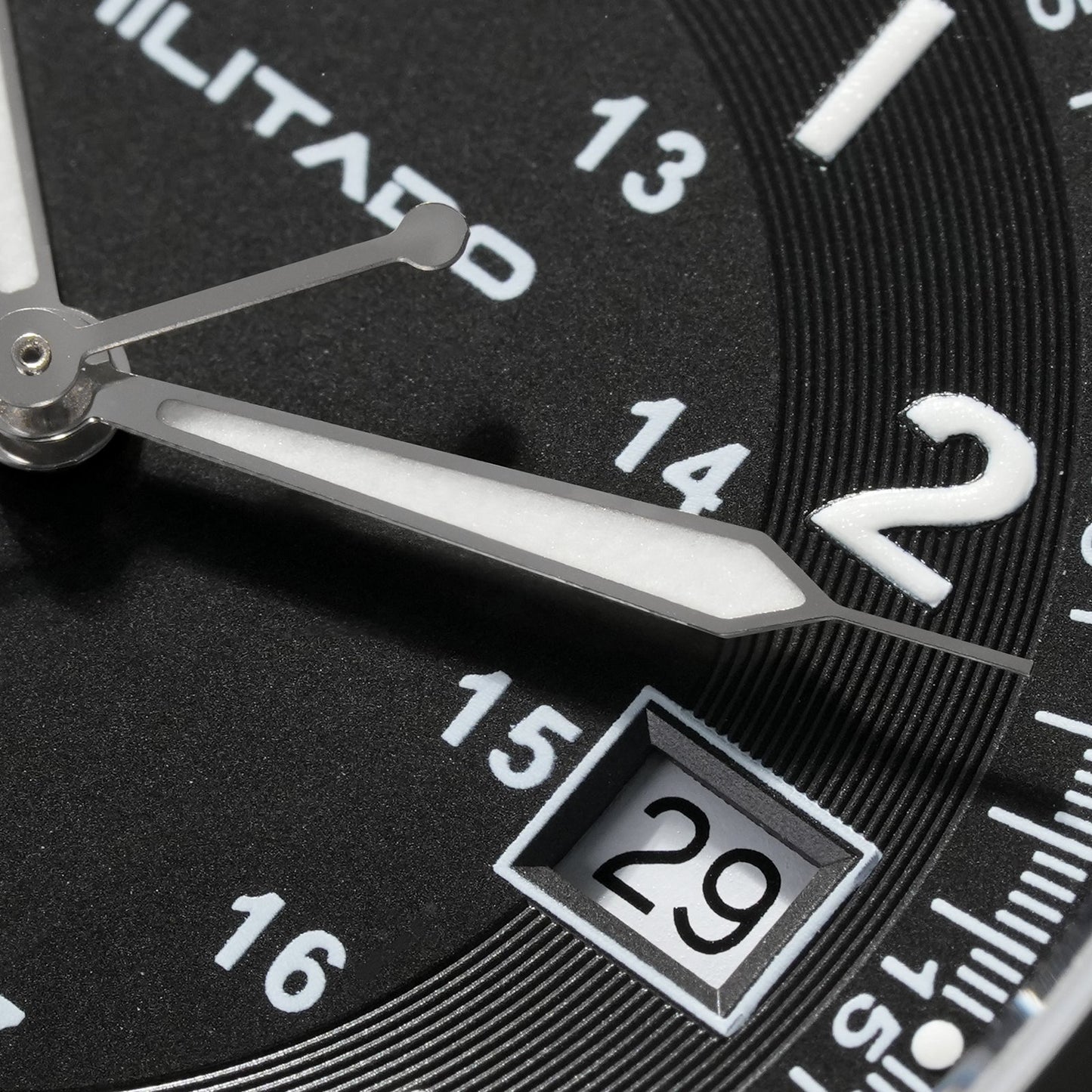 ★11.11 Sale★Militado VH31 38mm Sapphire Crystal Field Watch ML08 White Dial