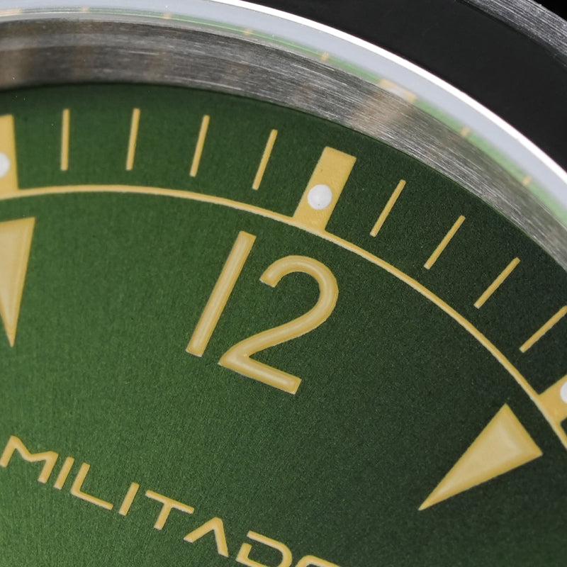 ★11.11 Sale★Militado VH31 38mm Sapphire Crystal Field Watch ML08 White Dial