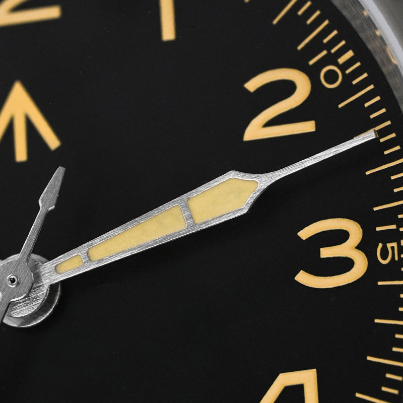 ★11.11 Sale★ Militado 38mm VH31 Retro Field Watch ML08