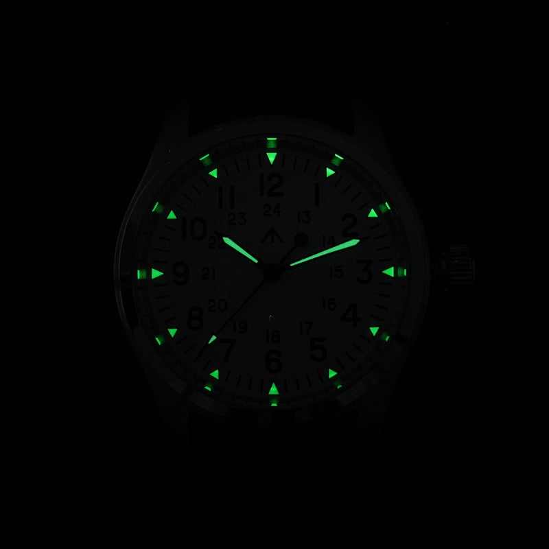 Militado VH31 Vintage Field Watch ML05 White Dial