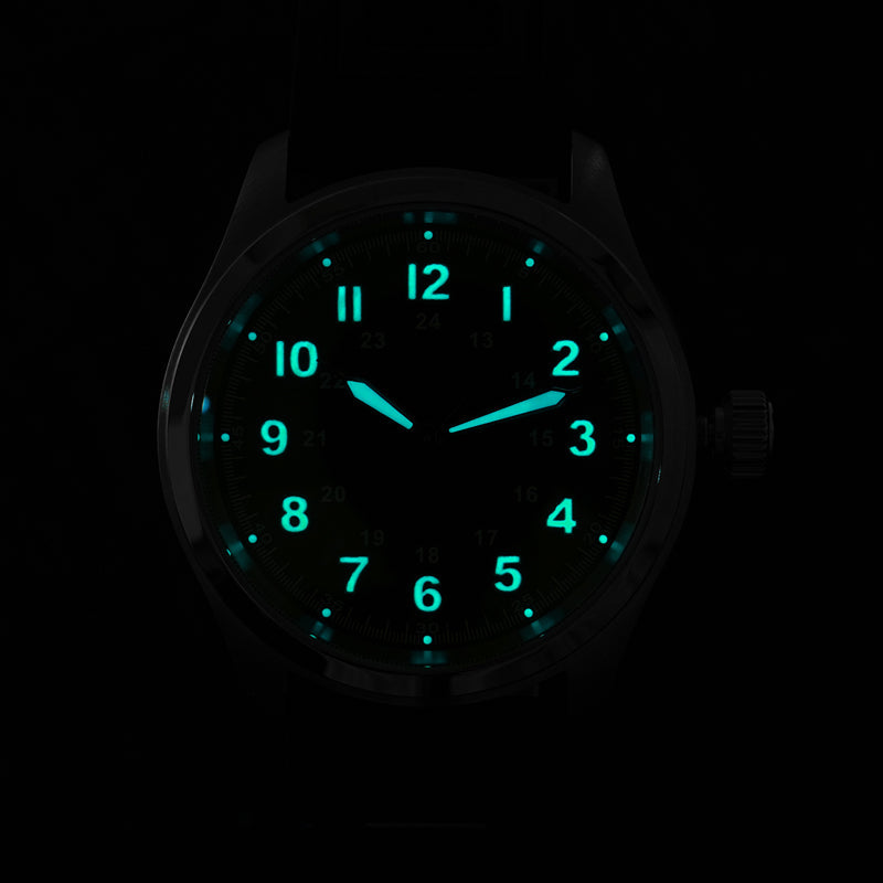 ★11.11 Sale★Militado VH31 38mm Sapphire Crystal Field Watch ML08 White Dial