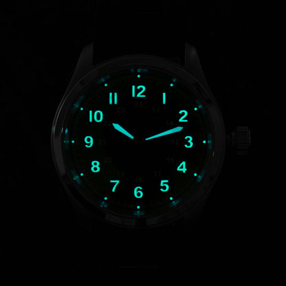 ★11.11 Sale★Militado VH31 38mm Sapphire Crystal Field Watch ML08 White Dial