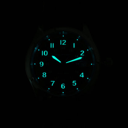 ★11.11 Sale★Militado VH31 38mm Sapphire Crystal Field Watch ML08 White Dial