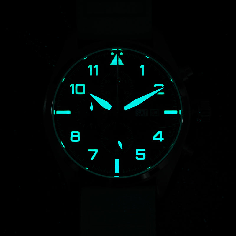 Militado 39mm Vintage Chronograph Quartz Watch ML04