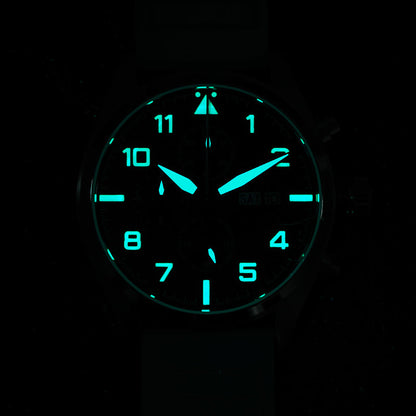 Militado 39mm Vintage Chronograph Quartz Watch ML04