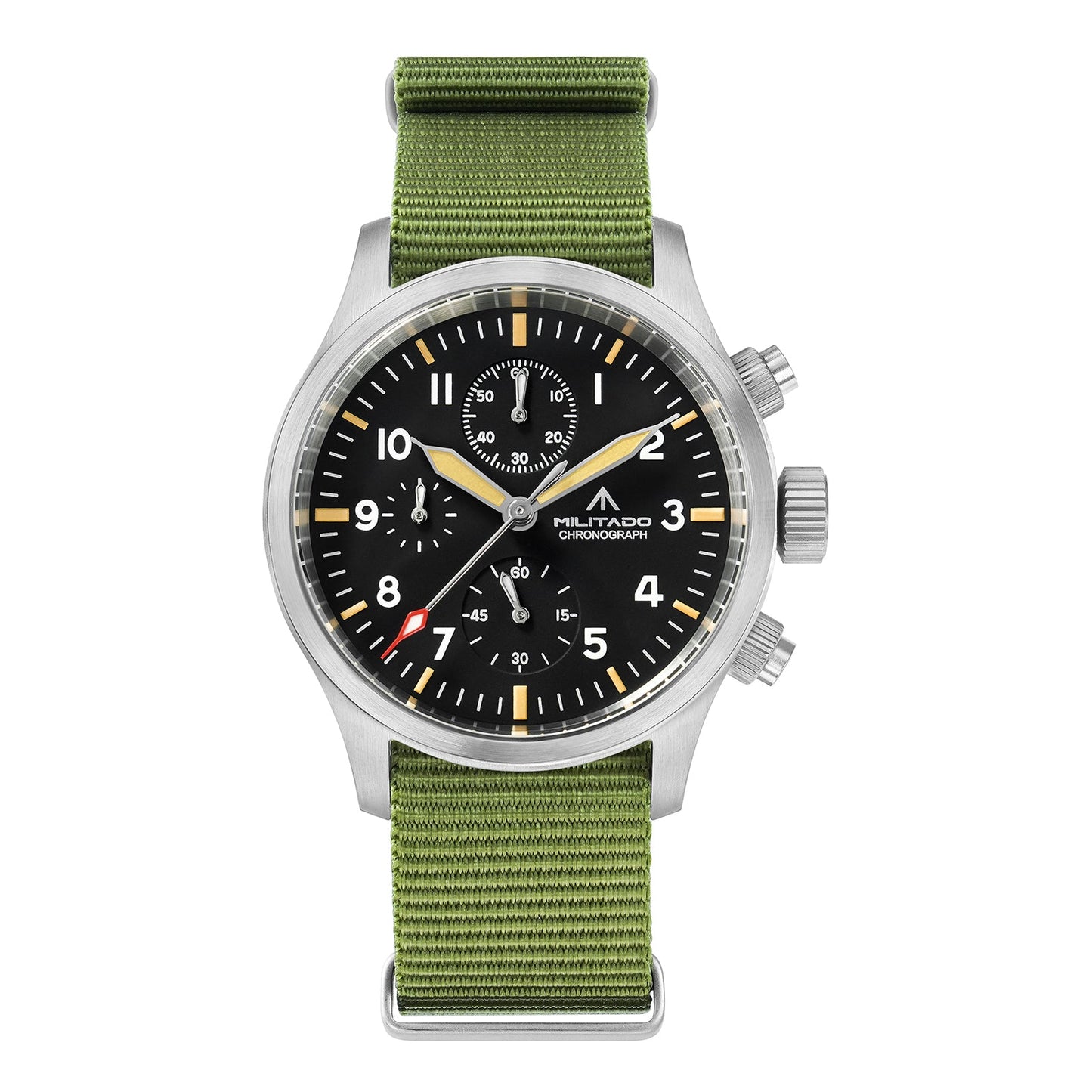 ★New Arrival★ Militado Retro 39mm Chronograph Watch ML1868-3