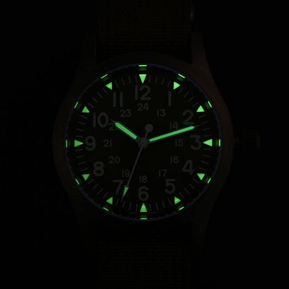 Militado 38mm Sapphire Crystal Field Military Watch ML05