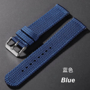 18/20/22/24mm Nylon Watch Band for Seiko Army Military Canvas Woven Nylon Strap Quick Release Wristband Men's Sport Watch Bands - Tandorio Watches