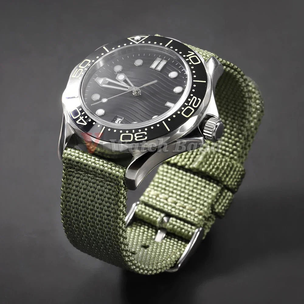 18/20/22/24mm Nylon Watch Band for Seiko Army Military Canvas Woven Nylon Strap Quick Release Wristband Men's Sport Watch Bands - Tandorio Watches