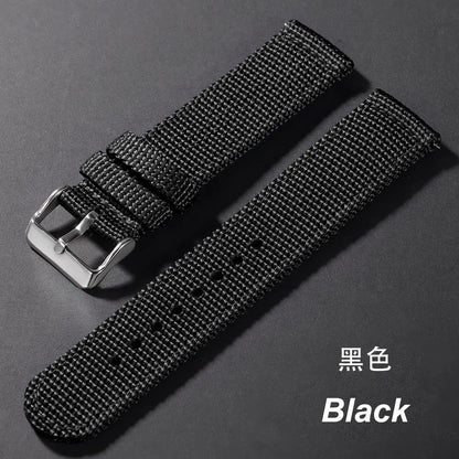 18/20/22/24mm Nylon Watch Band for Seiko Army Military Canvas Woven Nylon Strap Quick Release Wristband Men's Sport Watch Bands - Tandorio Watches