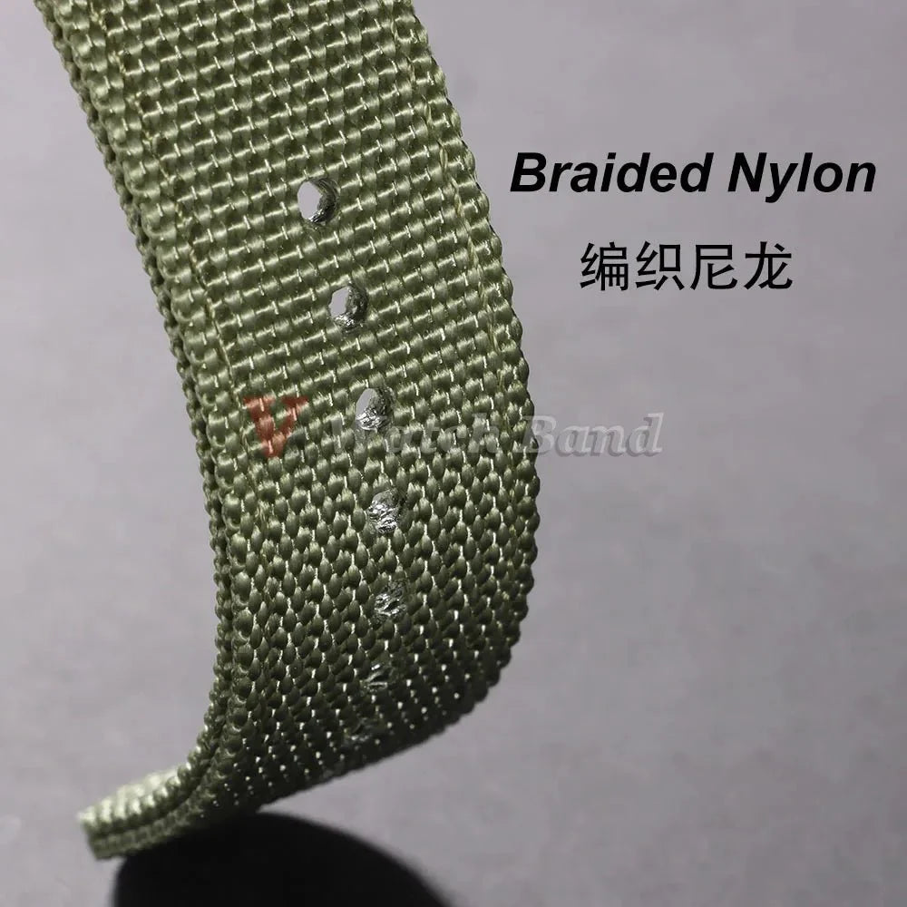 18/20/22/24mm Nylon Watch Band for Seiko Army Military Canvas Woven Nylon Strap Quick Release Wristband Men's Sport Watch Bands - Tandorio Watches