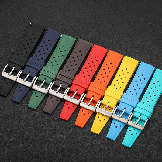 Militado 20mm Fluoro Rubber FKM Watch Strap