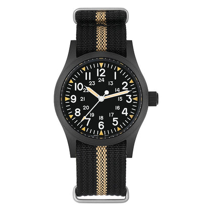 Militado 38mm PVD Bronze Watch Military Watch ML05