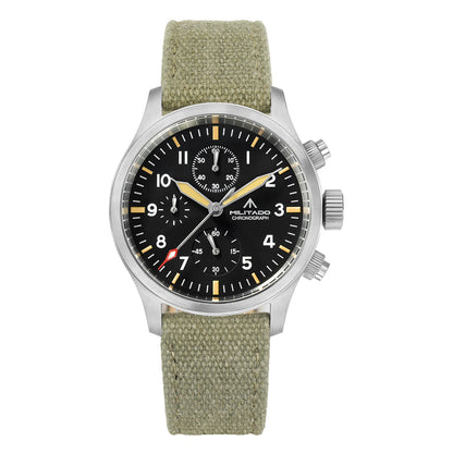 ★New Arrival★ Militado Retro 39mm Chronograph Watch ML1868-3