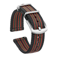 C3. Black Green Red Strip