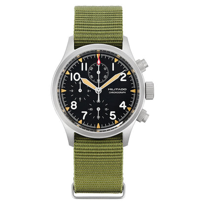 Militado 39mm Retro Chronograph Watch Military Watch ML1868