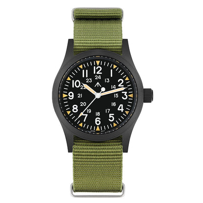 Militado VH31 Vintage Military Watch ML05 Black PVD