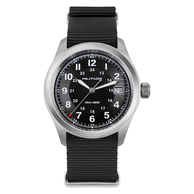 ★11.11 Sale★Militado 38mm Retro VH31 Military Watch ML08