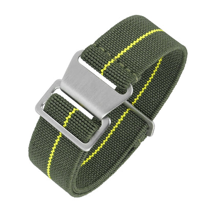Militado Elastic Nylon Watch Band Military Watch Strap Men Outdoors Sport 20mm 22mm
